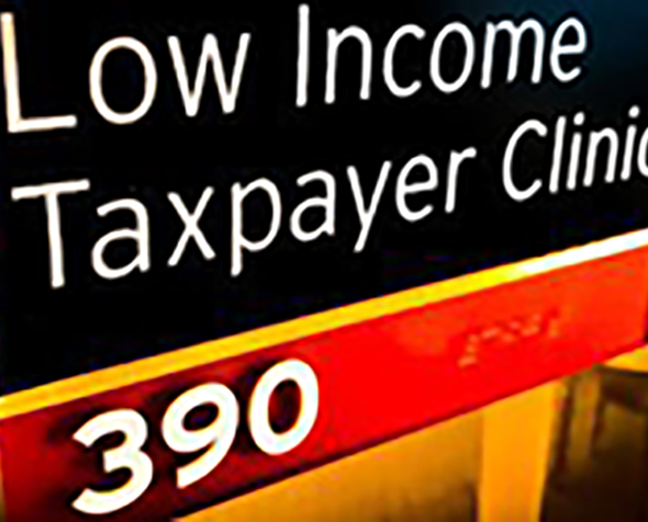 Low Income Taxpayer Clinic sign