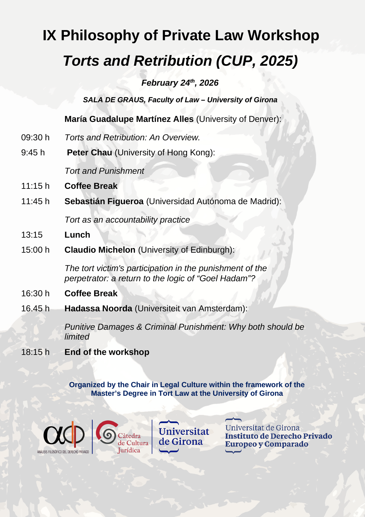 Torts-and-Retribution-Workshop_Girona.png Philosophy of Private Law Workshop, February 2026