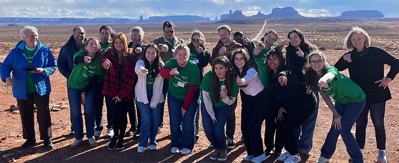 Tribal Wills Project group photo Tribal Wills Project group photo in desert