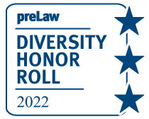preLaw Magazine Diversity Honor Roll badge