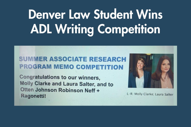 ADL Memo Competition winners
