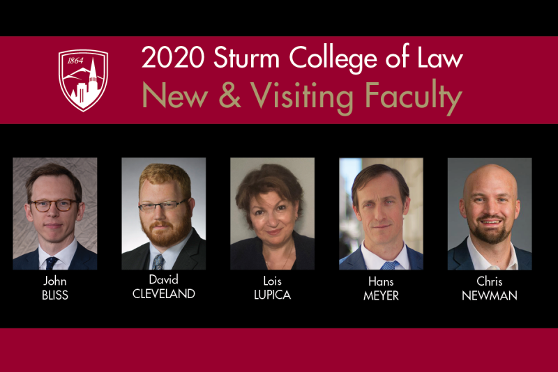 2020 New & Visiting Faculty