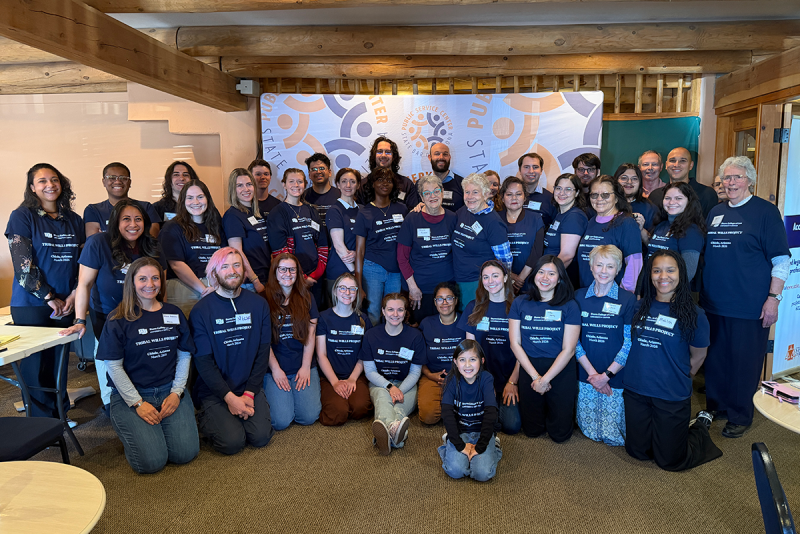 Tribal Wills Project group photo in Chinle, Arizona, 2026