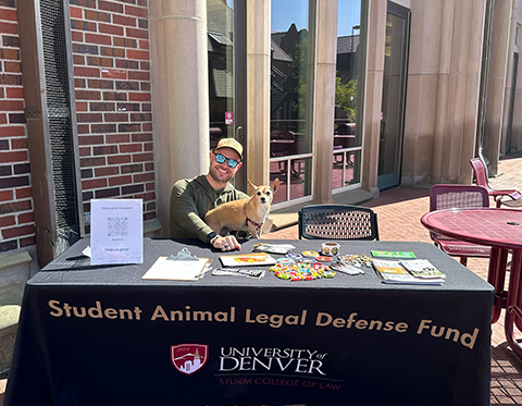 Animal Legal Defense Fund information table
